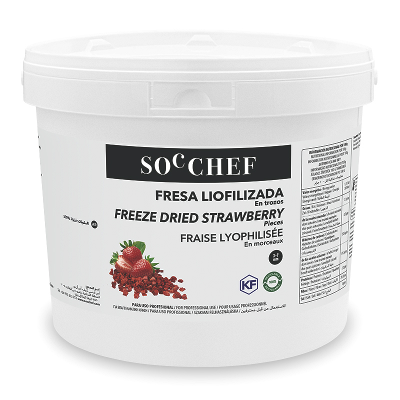 FRESA LIOFILIZADA EN TROZOS 400g